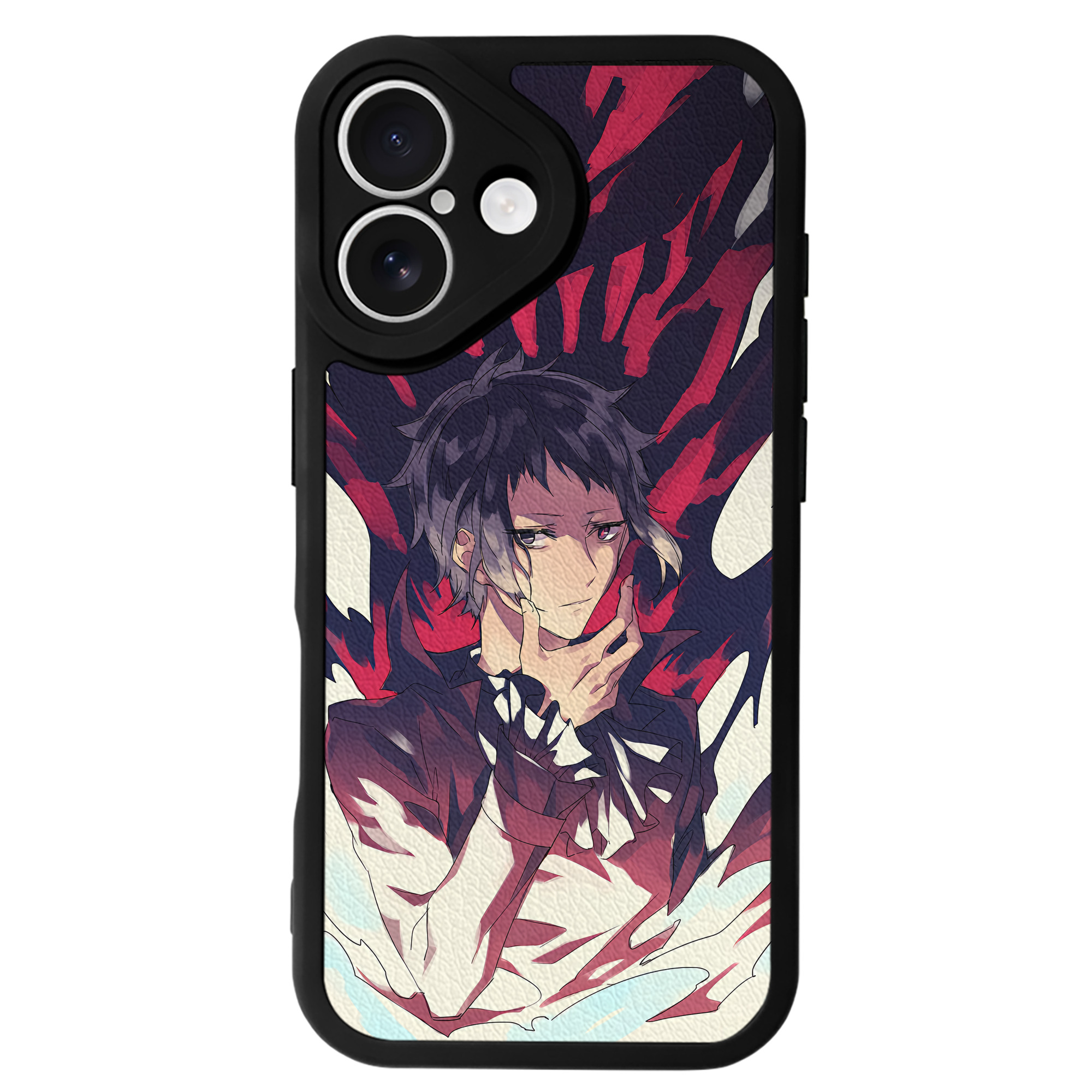 （画像用） 文豪ストレイドッグス Bungo Stray Dogs 【iPhone 16シリーズ対応】シリコンスマホケース（レザー調） 材質：シリコン